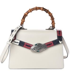 New Authentic Gucci Lilith leather top handle bag